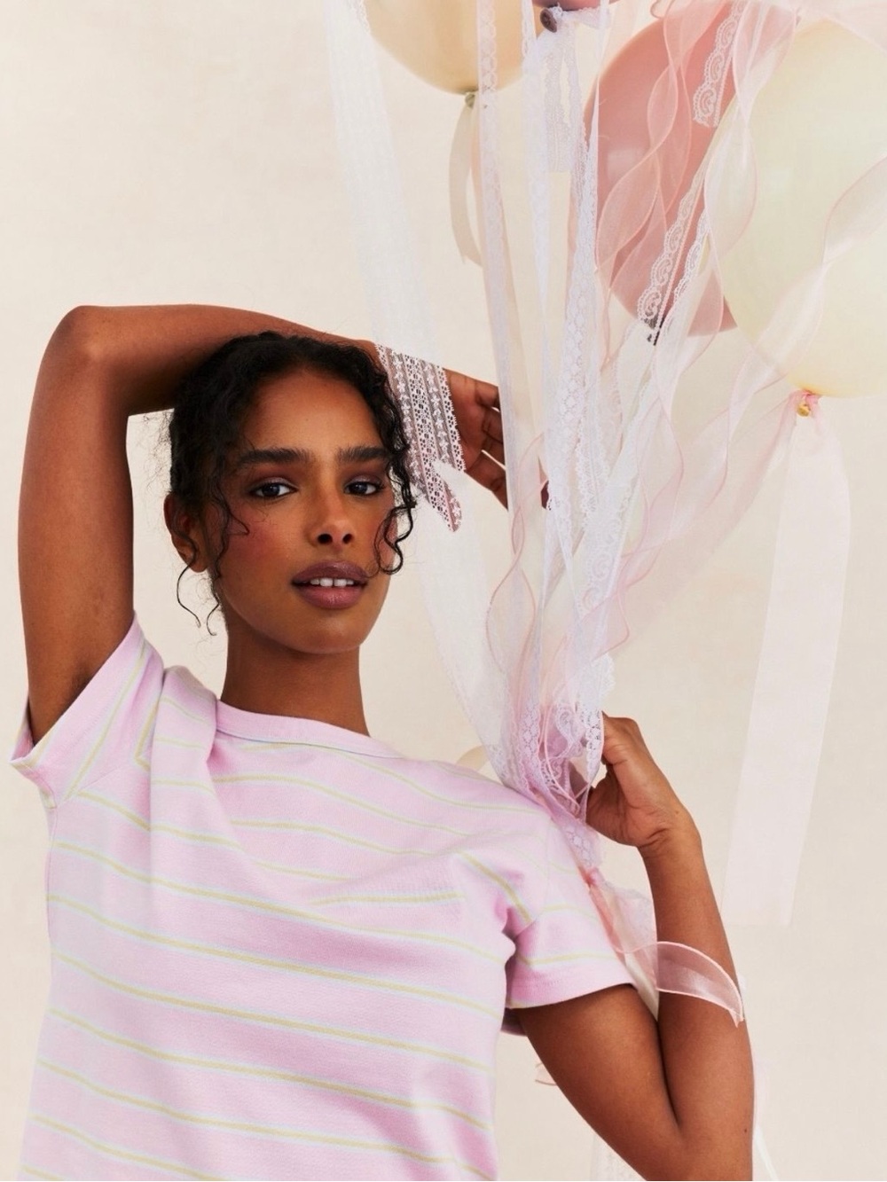 PARKE Birthday Cotton Stripe T-Shirt